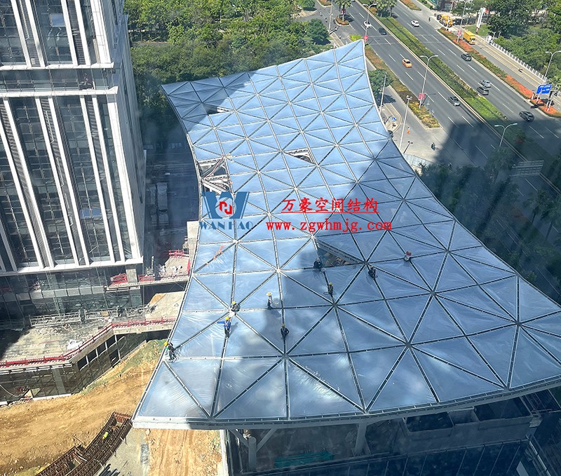 縱使烈日炎炎，腳步從未止歇！海南這個ETFE氣枕膜項目施工進(jìn)度有最新消息