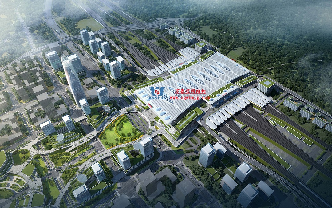 重慶東站站房正在加速建設(shè)，全力繪就項目新篇章